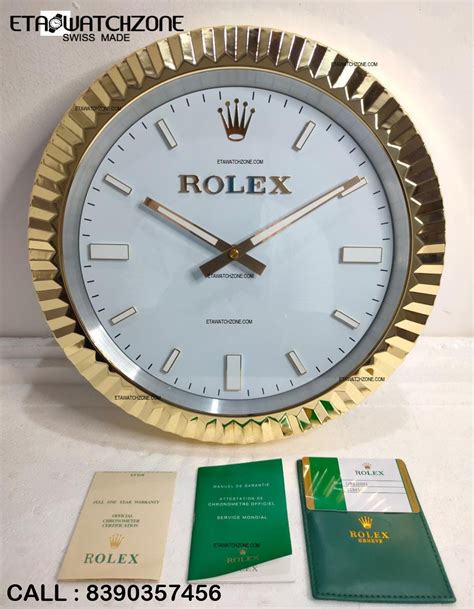 rolex sub style wall clocks|rolex wall clock original price.